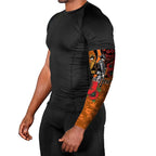 Wests Tigers ANZAC Personalised Arm Sleeves Lest We Forget Poppy Camo