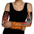 Wests Tigers ANZAC Personalised Arm Sleeves Lest We Forget Poppy Camo