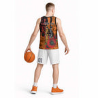 Wests Tigers ANZAC Personalised Basketball Jersey Lest We Forget Poppy Camo