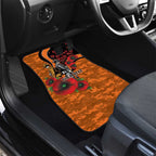 Wests Tigers ANZAC Personalised Car Mats Lest We Forget Poppy Camo