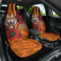 Wests Tigers ANZAC Personalised Car Seat Cover Lest We Forget Poppy Camo