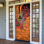 Wests Tigers ANZAC Personalised Door Cover Lest We Forget Poppy Camo