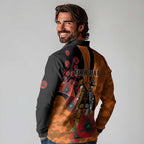 Wests Tigers ANZAC Personalised Long Sleeve Polo Shirt Lest We Forget Poppy Camo