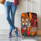 Wests Tigers ANZAC Personalised Luggage Cover Lest We Forget Poppy Camo
