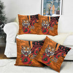 Wests Tigers ANZAC Personalised Pillow Cover Lest We Forget Poppy Camo