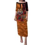 Wests Tigers ANZAC Personalised Puletasi Lest We Forget Poppy Camo