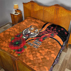 Wests Tigers ANZAC Personalised Quilt Lest We Forget Poppy Camo