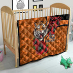 Wests Tigers ANZAC Personalised Quilt Lest We Forget Poppy Camo