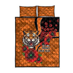 Wests Tigers ANZAC Personalised Quilt Bed Set Lest We Forget Poppy Camo