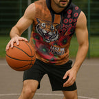 Wests Tigers ANZAC Personalised Sleeveless Hoodie Lest We Forget Poppy Camo