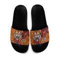 Wests Tigers ANZAC Personalised Slide Sandals Lest We Forget Poppy Camo