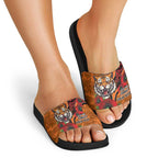 Wests Tigers ANZAC Personalised Slide Sandals Lest We Forget Poppy Camo