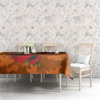 Wests Tigers ANZAC Personalised Tablecloth Lest We Forget Poppy Camo