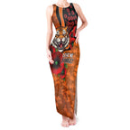 Wests Tigers ANZAC Personalised Tank Maxi Dress Lest We Forget Poppy Camo