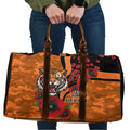 Wests Tigers ANZAC Personalised Travel Bag Lest We Forget Poppy Camo