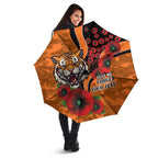 Wests Tigers ANZAC Personalised Umbrella Lest We Forget Poppy Camo