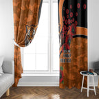Wests Tigers ANZAC Personalised Window Curtain Lest We Forget Poppy Camo