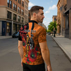 Wests Tigers ANZAC Personalised Zipper Polo Shirt Lest We Forget Poppy Camo