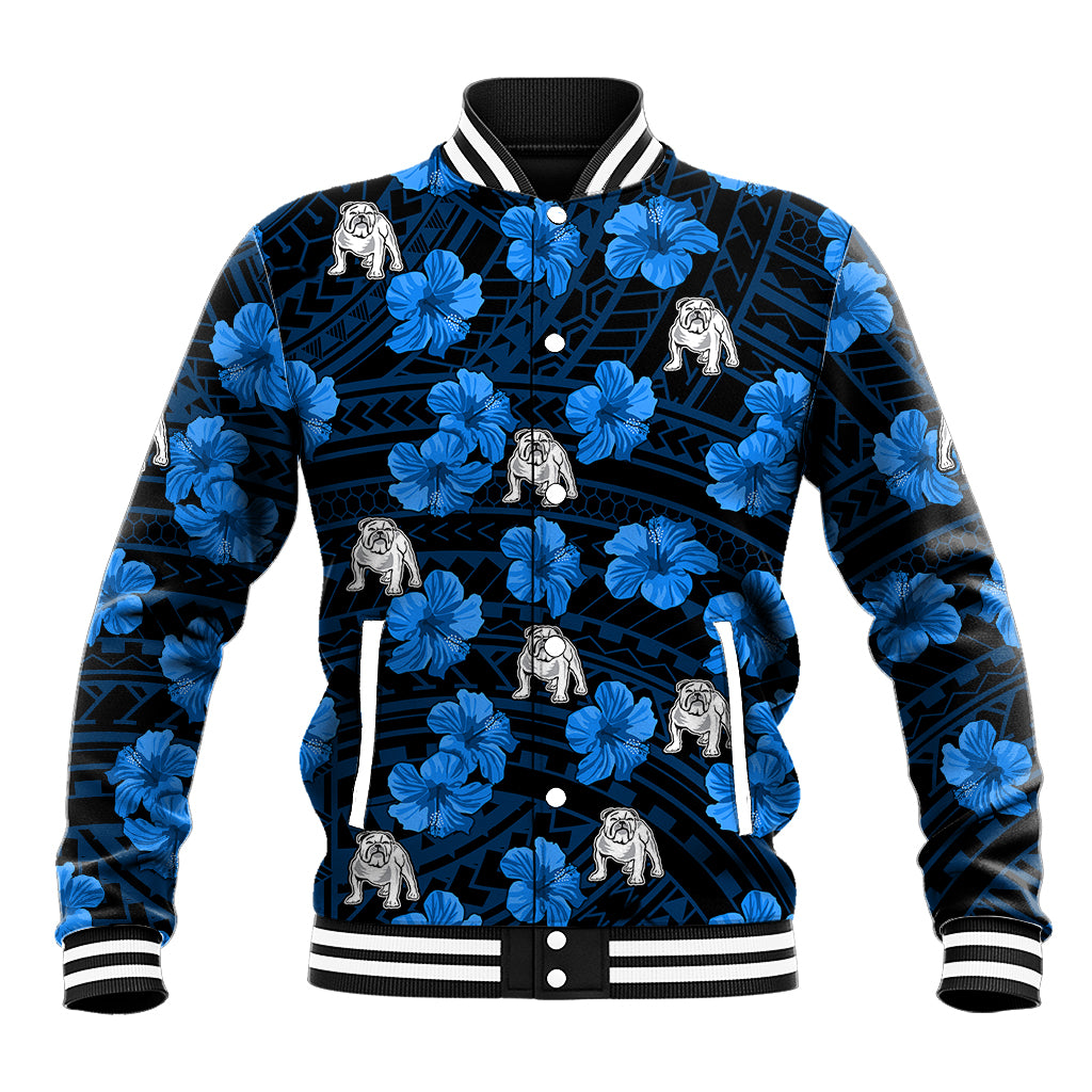 bulldogs-rugby-baseball-jacket-polynesian-style-with-hibiscus