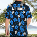 bulldogs-rugby-hawaiian-shirt-polynesian-style-with-hibiscus