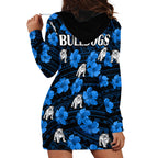 bulldogs-rugby-hoodie-dress-polynesian-style-with-hibiscus