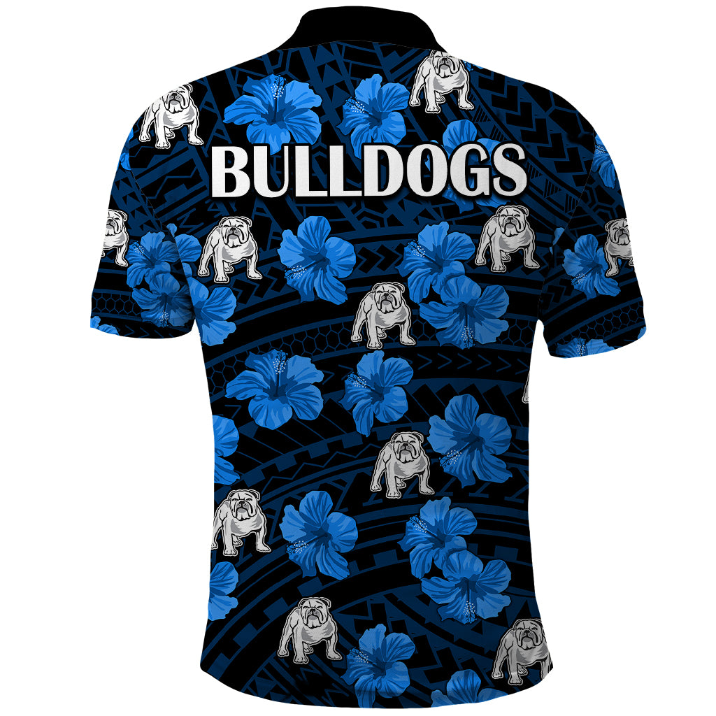 bulldogs-rugby-polo-shirt-polynesian-style-with-hibiscus
