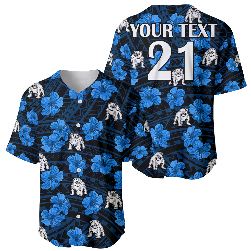 custom-text-and-number-bulldogs-rugby-baseball-jersey-polynesian-style-with-hibiscus
