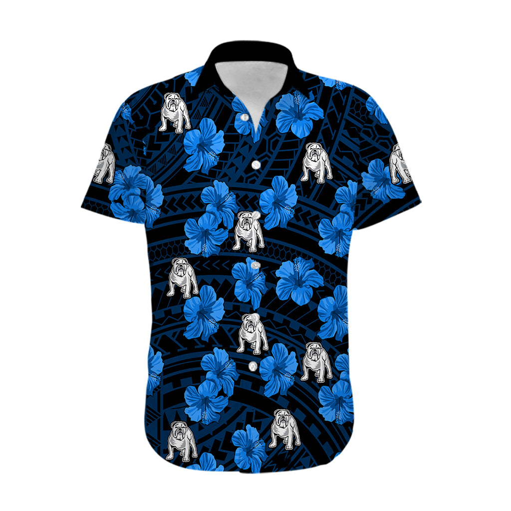custom-text-and-number-bulldogs-rugby-hawaiian-shirt-polynesian-style-with-hibiscus