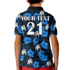 custom-text-and-number-bulldogs-rugby-kid-polo-shirt-polynesian-style-with-hibiscus
