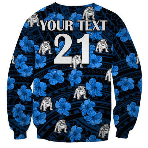 custom-text-and-number-bulldogs-rugby-sweatshirt-polynesian-style-with-hibiscus