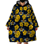 cowboys-rugby-wearable-blanket-hoodie-polynesian-style-with-hibiscus