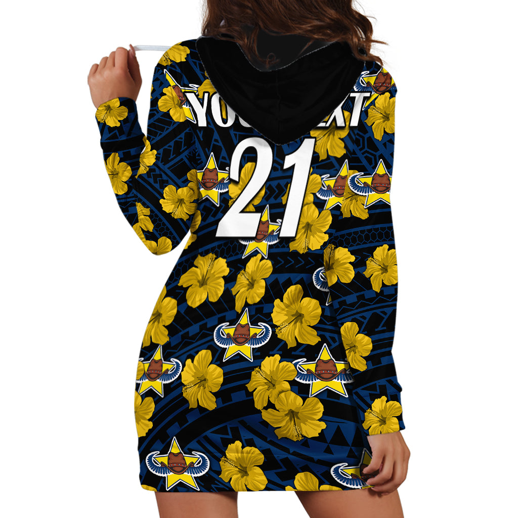 custom-text-and-number-cowboys-rugby-hoodie-dress-polynesian-style-with-hibiscus