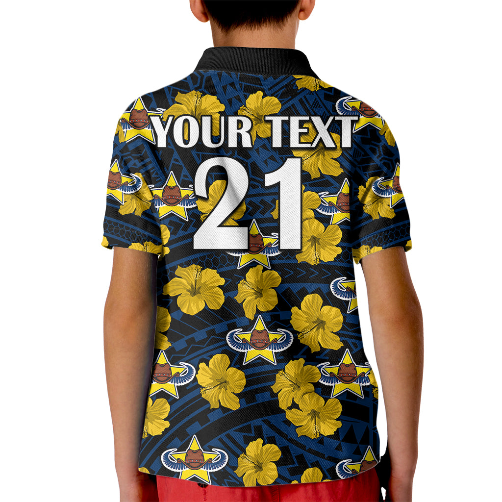 custom-text-and-number-cowboys-rugby-kid-polo-shirt-polynesian-style-with-hibiscus