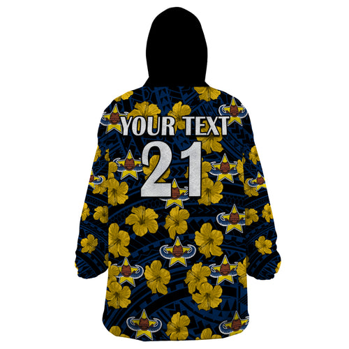 custom-text-and-number-cowboys-rugby-wearable-blanket-hoodie-polynesian-style-with-hibiscus