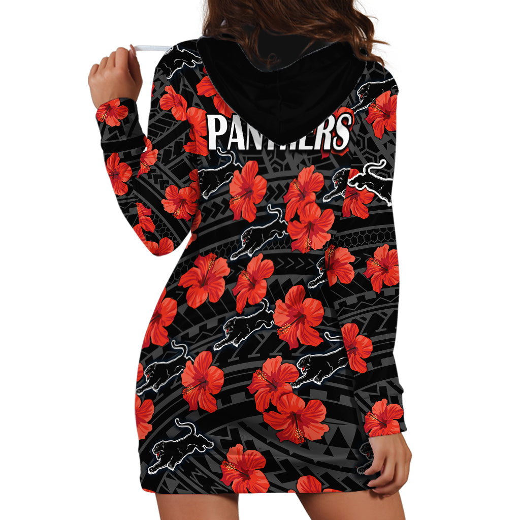 panthers-rugby-hoodie-dress-polynesian-style-with-hibiscus