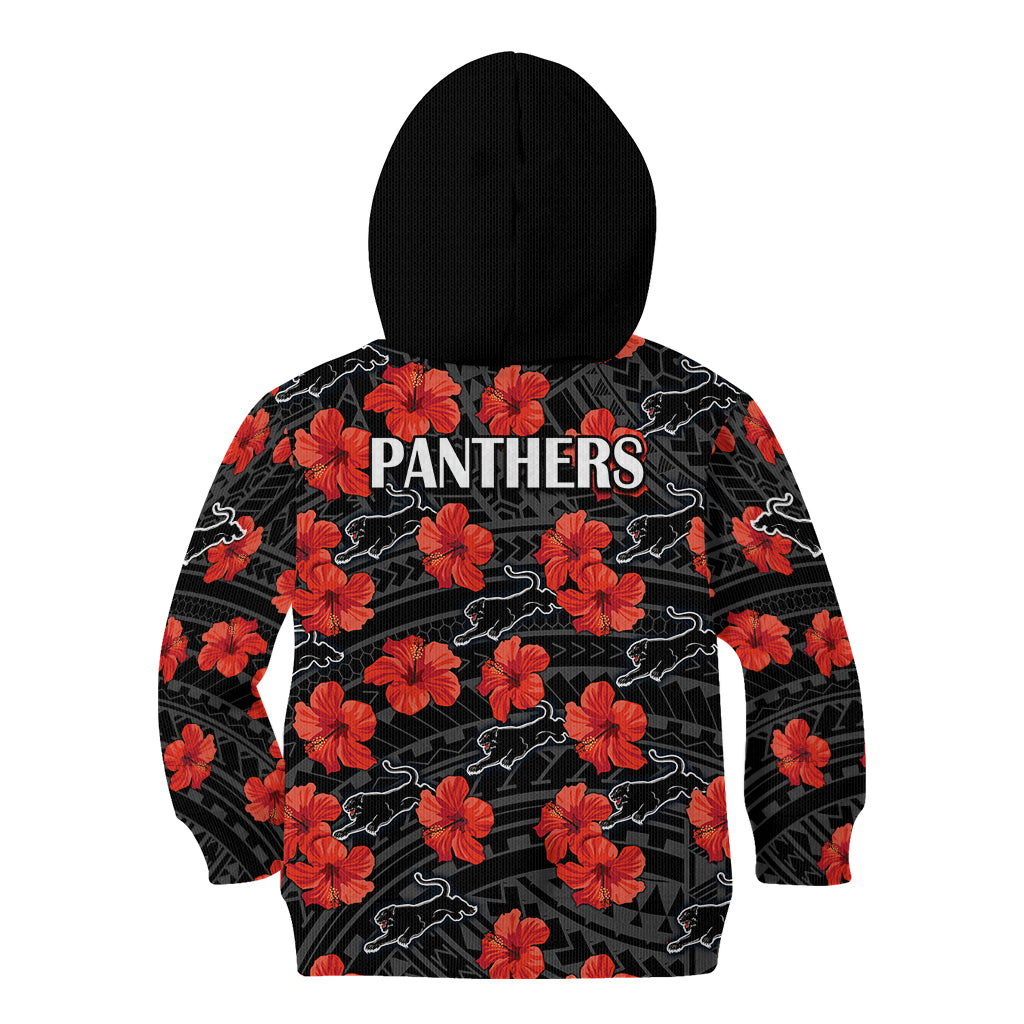 panthers-rugby-kid-hoodie-polynesian-style-with-hibiscus
