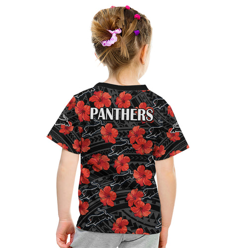 panthers-rugby-kid-t-shirt-polynesian-style-with-hibiscus