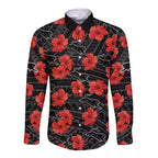 panthers-rugby-long-sleeve-button-shirt-polynesian-style-with-hibiscus