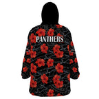 panthers-rugby-wearable-blanket-hoodie-polynesian-style-with-hibiscus