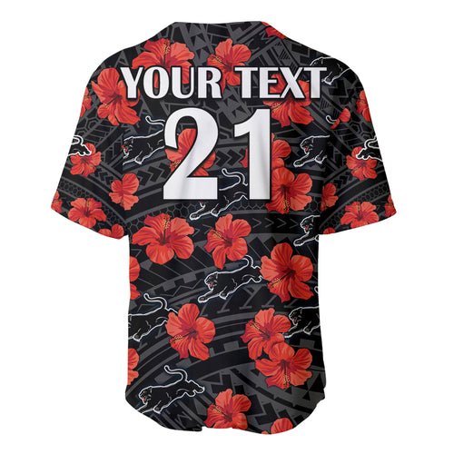 custom-text-and-number-panthers-rugby-baseball-jersey-polynesian-style-with-hibiscus