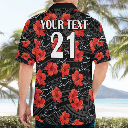 custom-text-and-number-panthers-rugby-hawaiian-shirt-polynesian-style-with-hibiscus