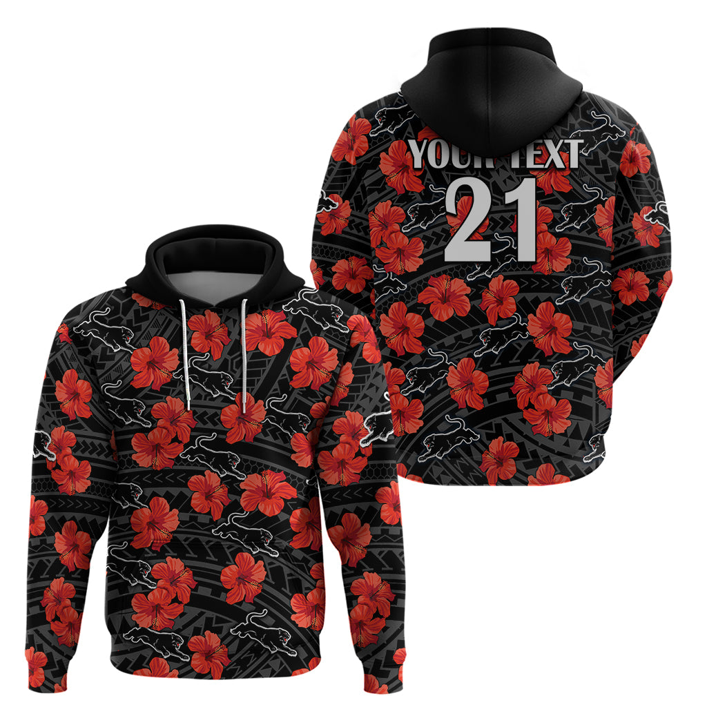 custom-text-and-number-panthers-rugby-hoodie-polynesian-style-with-hibiscus