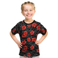 custom-text-and-number-panthers-rugby-kid-t-shirt-polynesian-style-with-hibiscus
