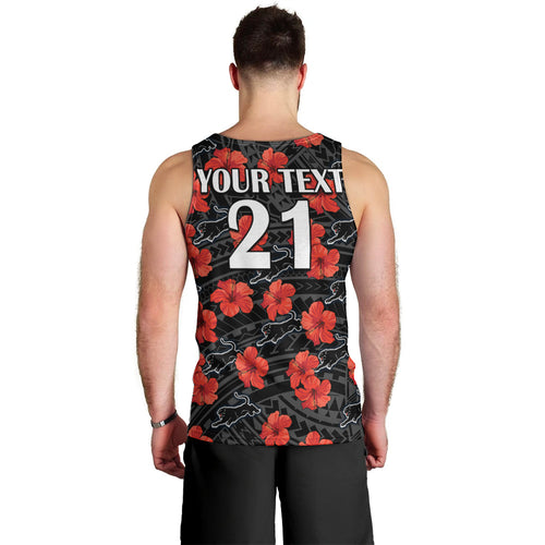 custom-text-and-number-panthers-rugby-men-tank-top-polynesian-style-with-hibiscus