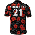 custom-text-and-number-panthers-rugby-polo-shirt-polynesian-style-with-hibiscus