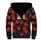 custom-text-and-number-panthers-rugby-sherpa-hoodie-polynesian-style-with-hibiscus