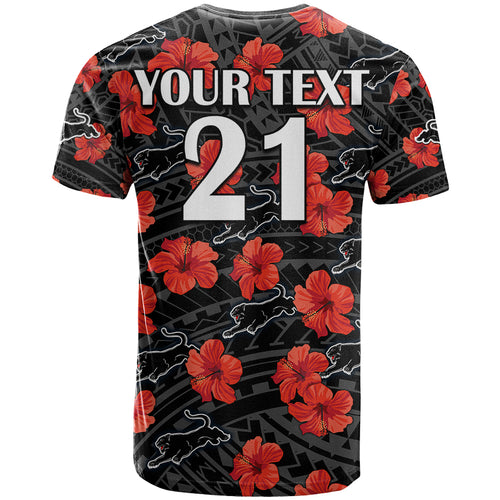 custom-text-and-number-panthers-rugby-t-shirt-polynesian-style-with-hibiscus
