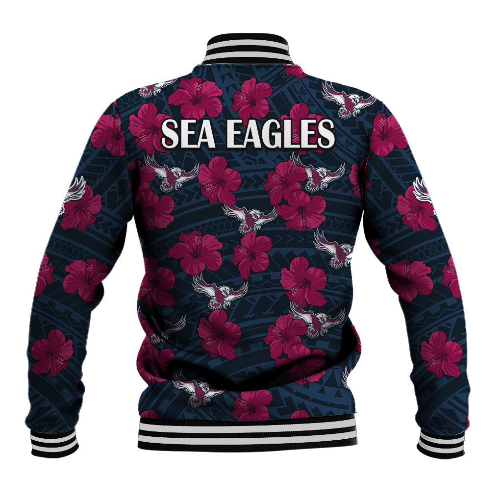 sea-eagles-rugby-baseball-jacket-polynesian-style-with-hibiscus