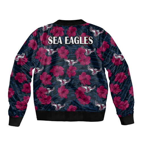 sea-eagles-rugby-bomber-jacket-polynesian-style-with-hibiscus