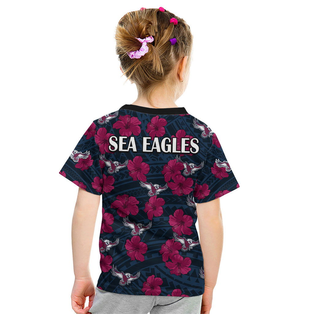 sea-eagles-rugby-kid-t-shirt-polynesian-style-with-hibiscus